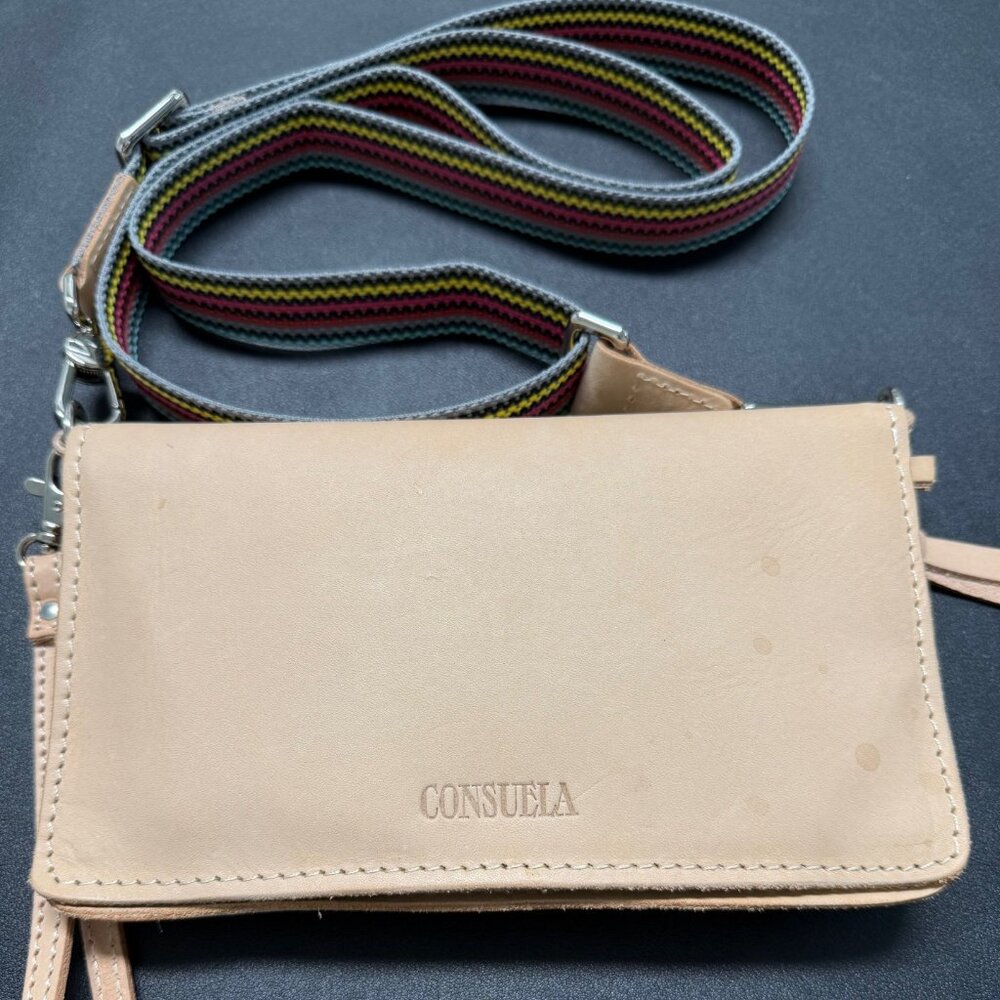 Consuela Diego leather uptown crossbody purse